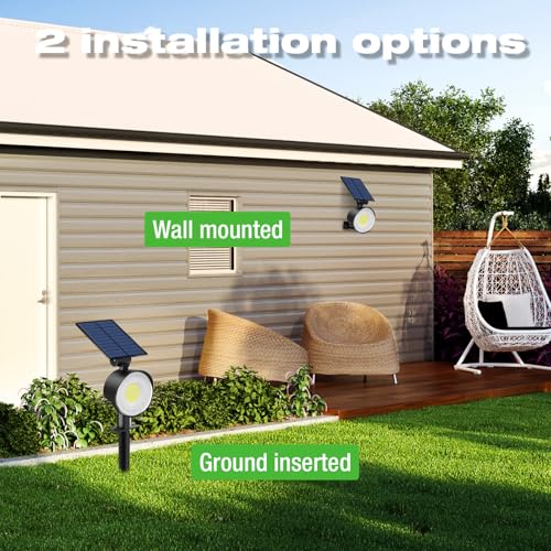 Solar Spot Lights Outdoor Waterproof (4 Count)