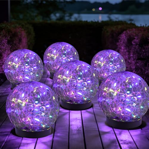 Solar Globe Lights Outdoor Waterproof