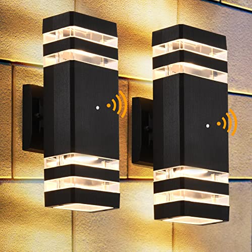 Dusk to Dawn Outdoor Wall Lights 2 Pack (2 Count)