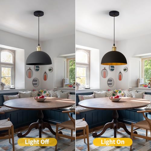Modern Industrial Black Chandelier 9.8 inches
