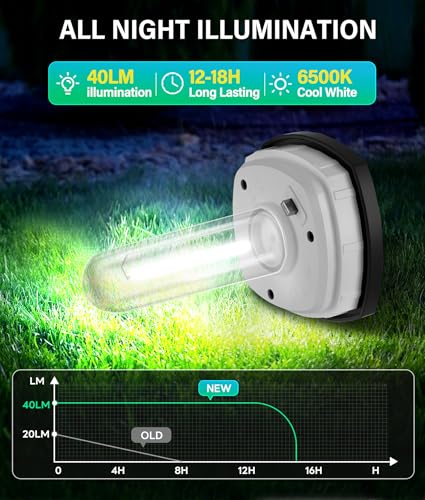 Solar Pathway Lights Outdoor Waterproof Cool White (8 Count)