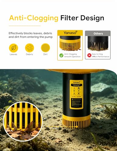 Pond Fountain Aerator with RGB Lights