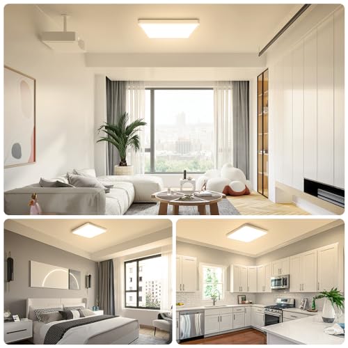 12Inch 24W Square LED Ceiling Light Fixtures Flush Mount