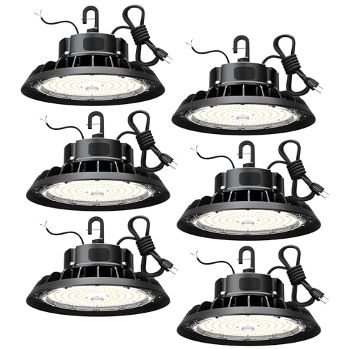 100W 6 Pack Super Bright UFO LED Lights (6 Count)