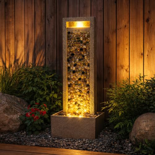 River Rocks Outdoor Water Fountain