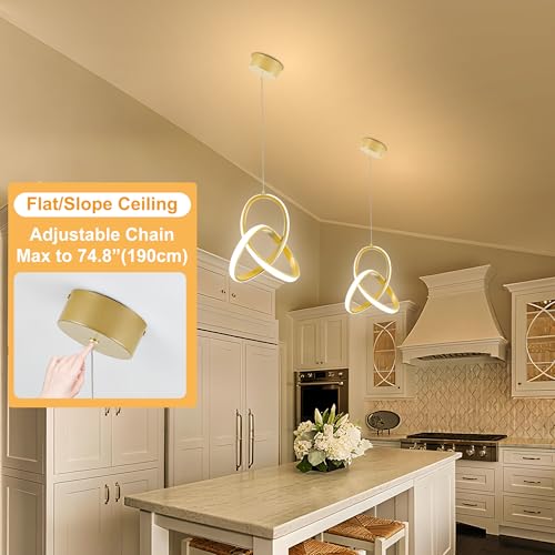 4000K Modern Led Kitchen Island Pendant Light Fixture