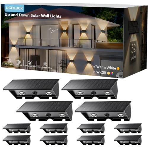 12PACK Solar Wall Lights Outdoor