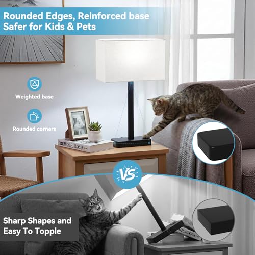 Touch Lamps for Bedroom (2 Count)
