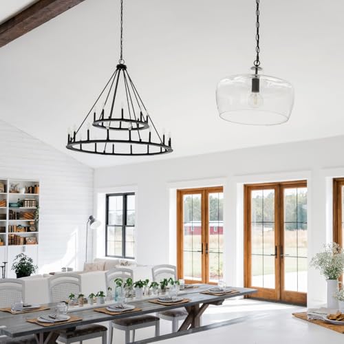 Capital Lighting 4910BI Pearson Urban Industrial 2 Tiers Candle Chandelier