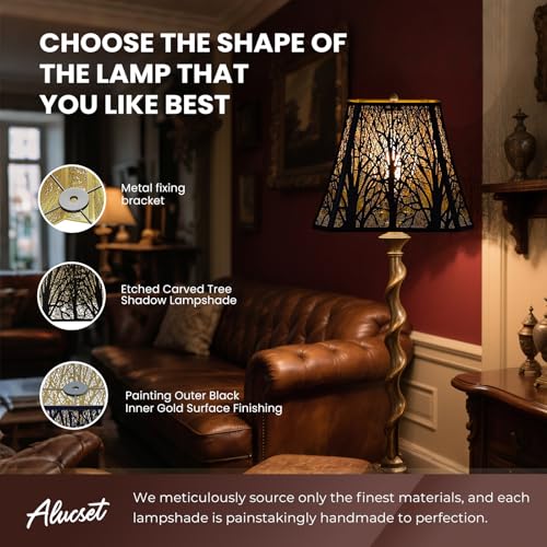 Large Metal Lampshade for Living Room Bedroom Top 8"