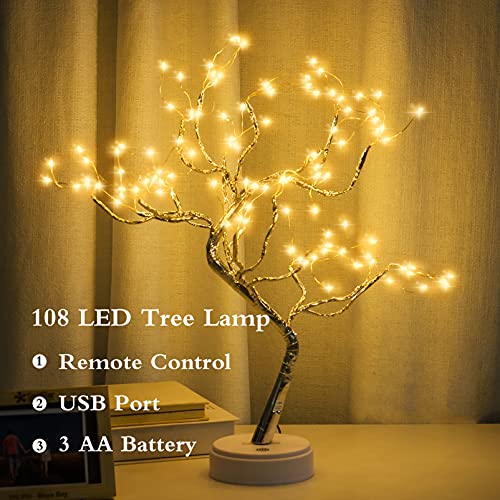 108 LED Sparkly Fairy Tree Lamp