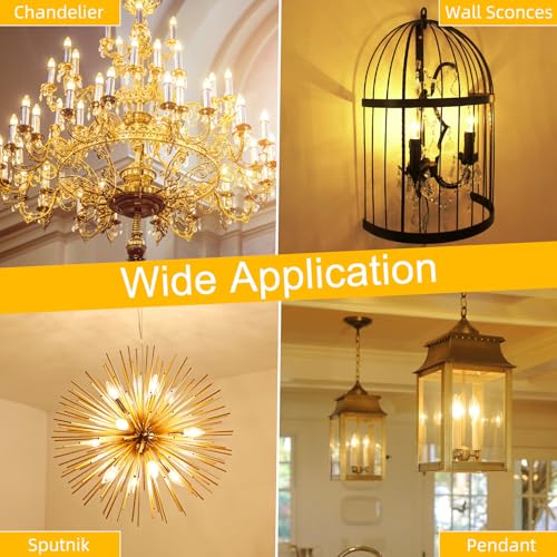 Candelabra Light Bulbs 60 watt Equivalent (6 Count)