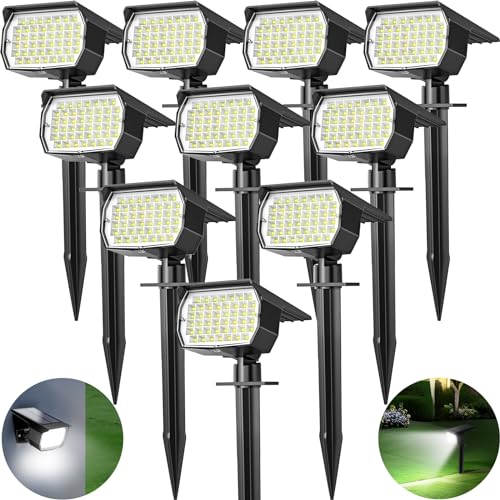 Solar Spot Lights Outdoor 10 Pack (10 Count)