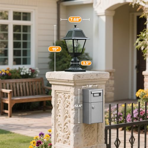 LED Solar Post Light