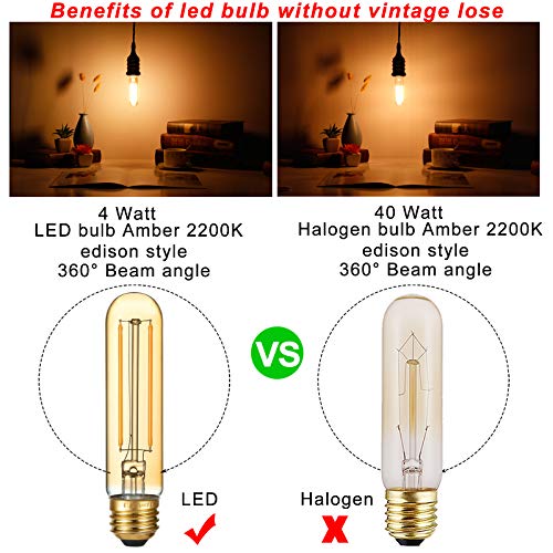 T10 Tubular E26 Light Bulb (6 Count)