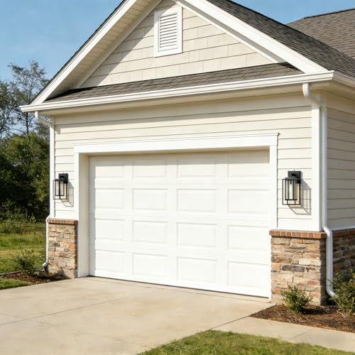 14" Dusk to Dawn Double Cage Outdoor Wall Light