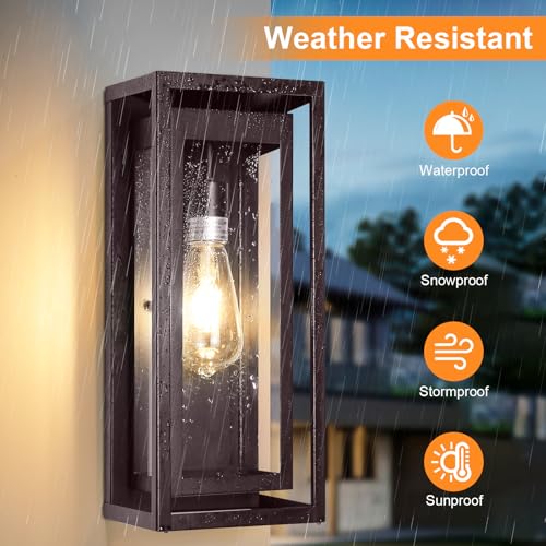 15" Outdoor Wall Lights (2 Count)