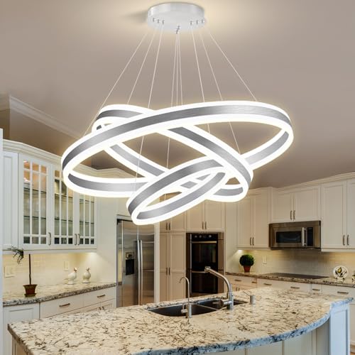3 Ring D31.5 Modern LED Chandelier