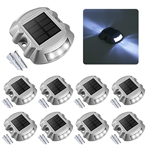 Solar Deck Driveway Dock Lights (8 Count)