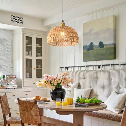 Hanging Lamps Rattan Pendant Light