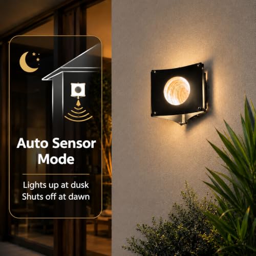 Dusk to Dawn Outdoor Wall Light (Globe(with Photocel))