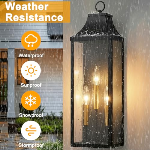 24" Extra Large Outdoor Wall Light