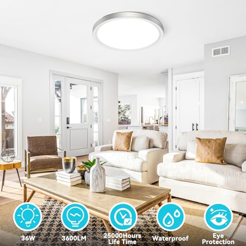 16 inch Flush Mount LED Ceiling Light Fixture