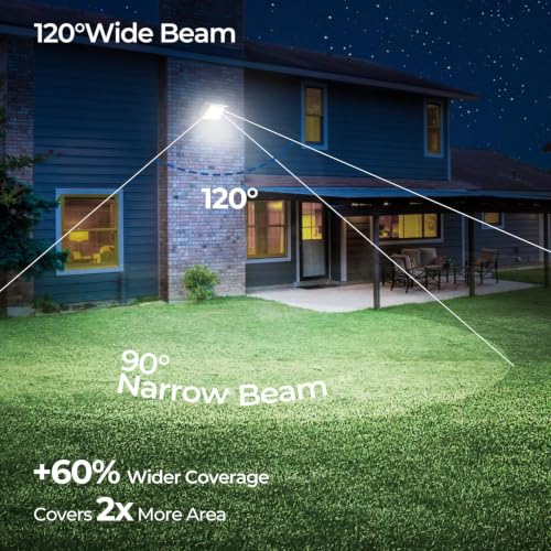 55W 7700LM LED Flood Lights Outdoor (4 Count)