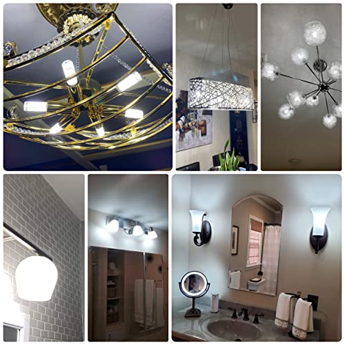 E12 C7 LED Candelabra Ceiling Fan Chandelier Bulbs 75w Equival (6 Count)