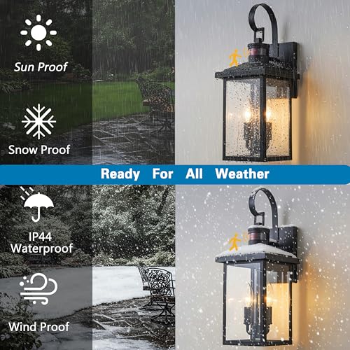 18" Large Motion Sensor Outdoor Porch Lights