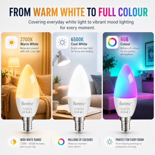 Smart Light Bulbs (2 Count)