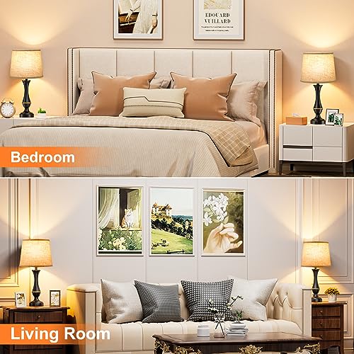 Touch Lamps for Nightstand (2 Count)