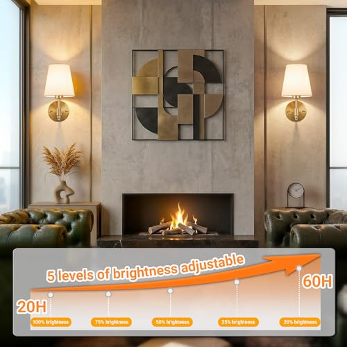 Battery Operated Wall Sconce