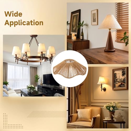 3PCS Rattan Lamp Shade (3 Count)