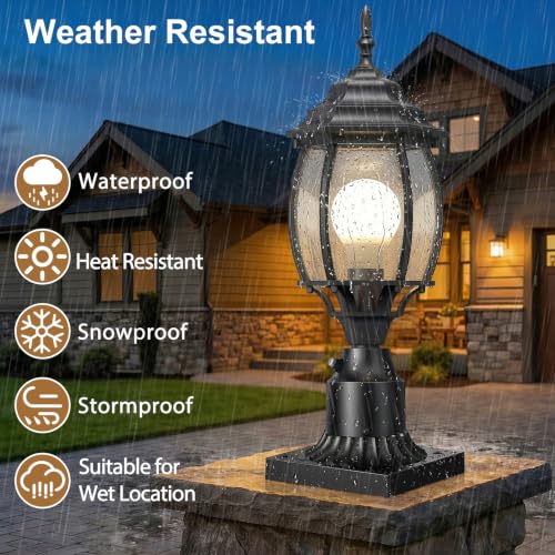 Large Dusk to Dawn Outdoor Post Light