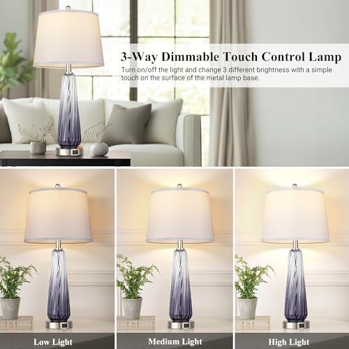 Modern Glass Table Lamps