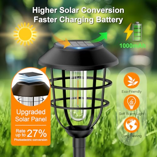 Bright Solar Lights Outdoor (6 Count)