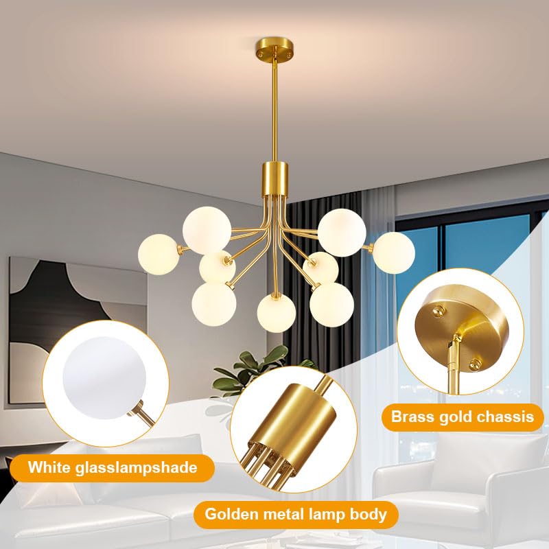 Gold Modern Chandelier 9