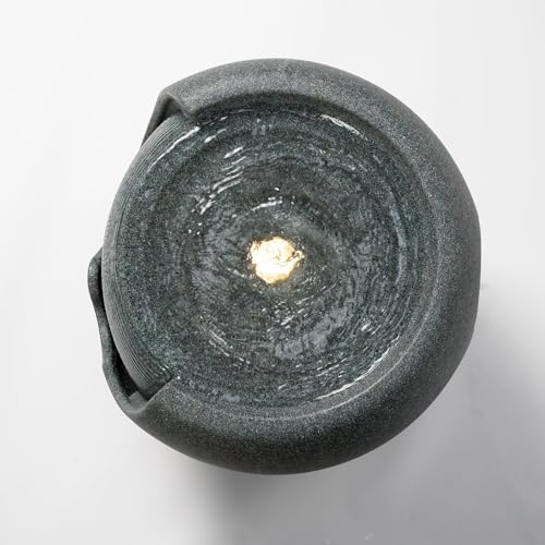 16.93” H Outdoor Water Fountain Made with Eco