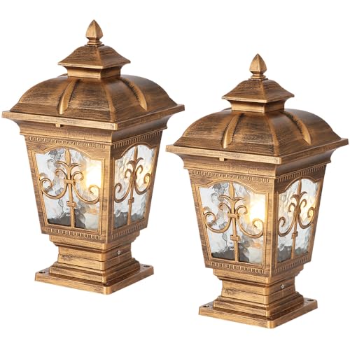2 Packs Outdoor Post Light
