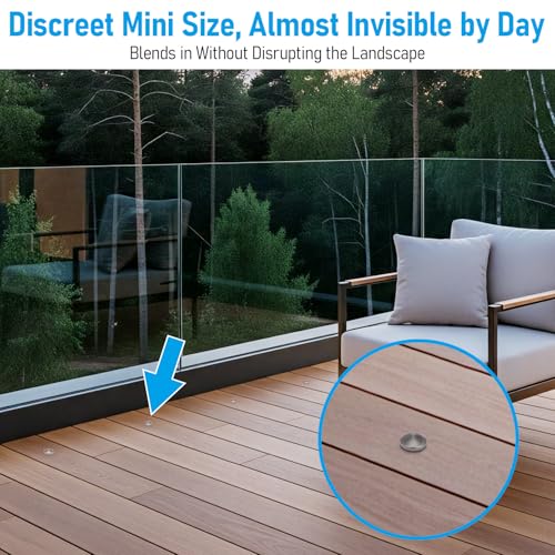 24 Pack 3000K Recessed Low Voltage LED Deck Light (24 Count)