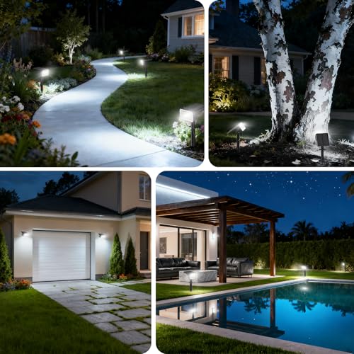 Solar Spot Lights Outdoor (4 Count)