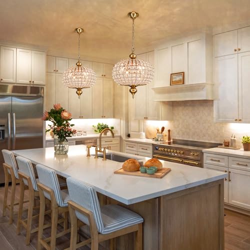 Gold Crystal Chandelier