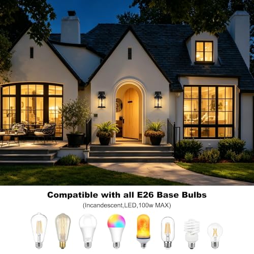 Dusk to Dawn Outdoor Wall Lights