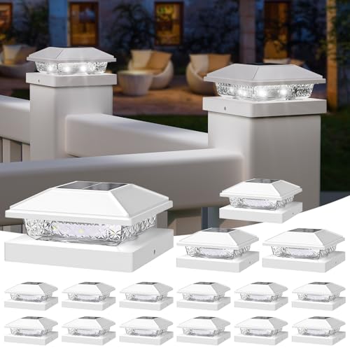Solar Post Cap Lights (16 Count)