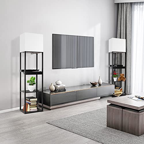 Plus Charging Station Floor Lamp with Wireless Charger