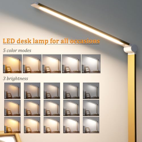 LED Desk Lamp with USB Ports