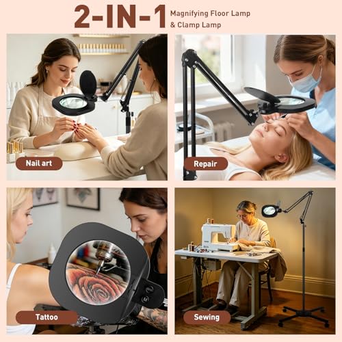 2200 Lumens 12X Esthetician Magnifying Lamp (30 Count)