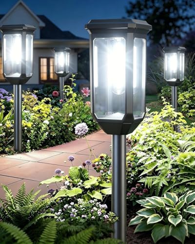 Solar Pathway Lights Outdoor 2 Pack