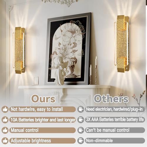 Battery Operated Wall Sconce